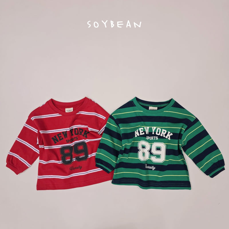 Soybean - Korean Children Fashion - #kidzfashiontrend - 89 Stripe Long Tee