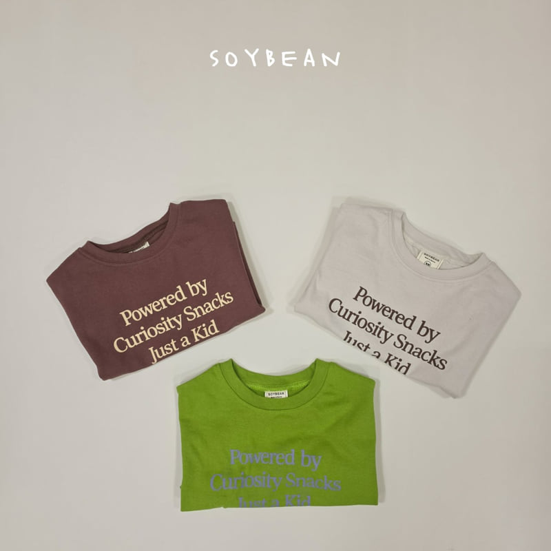 Soybean - Korean Children Fashion - #kidzfashiontrend - Lettering Tee - 12