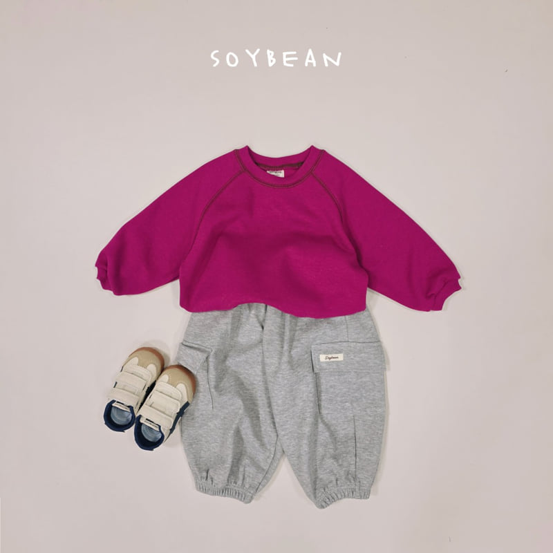 Soybean - Korean Children Fashion - #kidsstore - Balloon Cargo Jogger Pants - 4