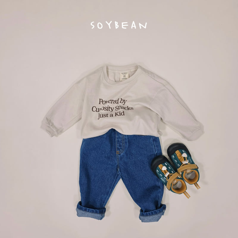 Soybean - Korean Children Fashion - #kidzfashiontrend - Comfort Denim Pants - 3