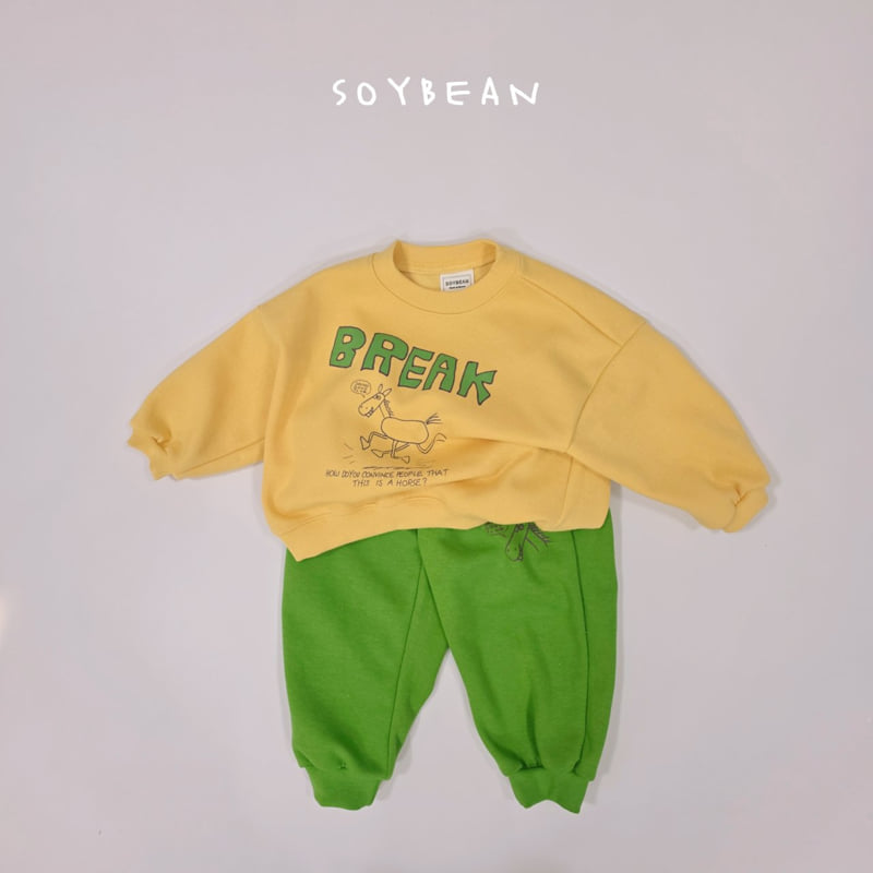 Soybean - Korean Children Fashion - #kidzfashiontrend - Let’s Run Horse Top Bottom Set - 10