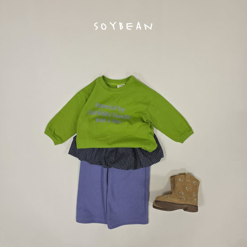 Soybean - Korean Children Fashion - #kidzfashiontrend - Check Pumpkin Wide Pants - 11