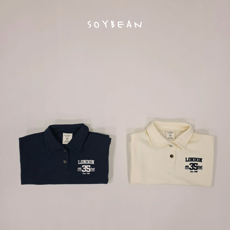 Soybean - Korean Children Fashion - #kidzfashiontrend - Modern Raglan Collar Tee - 9