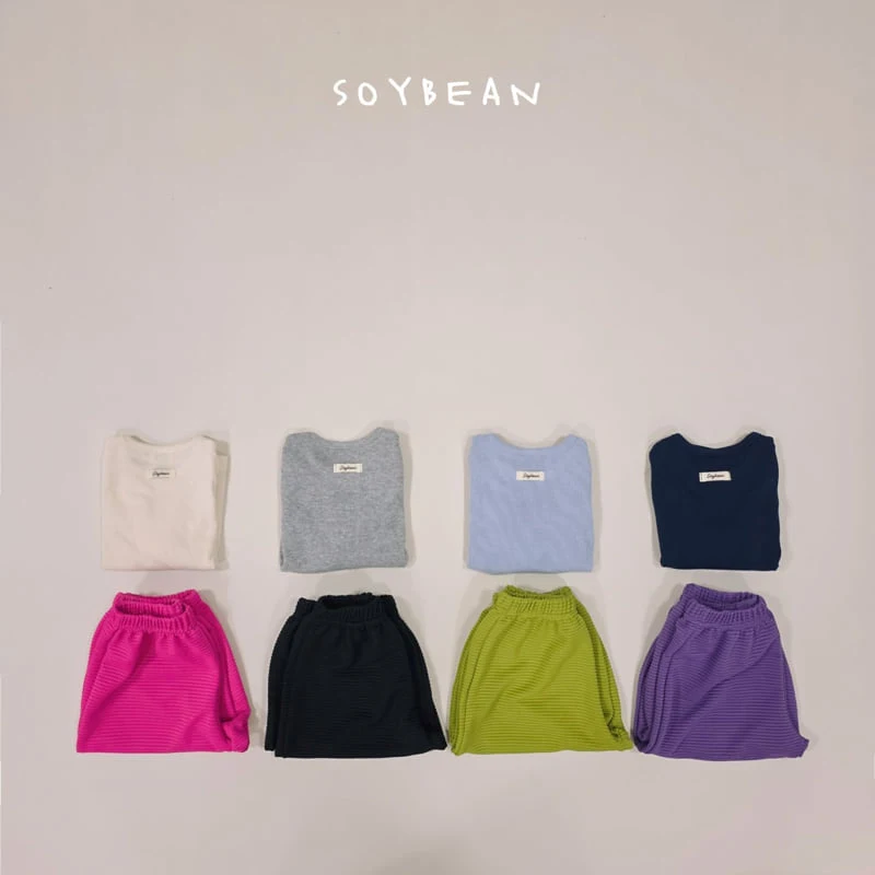 Soybean - Korean Children Fashion - #kidzfashiontrend - Little Top Bottom Set