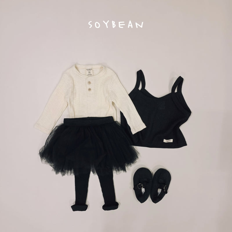 Soybean - Korean Children Fashion - #littlefashionista - Shasha Rib Skirt Leggings - 10