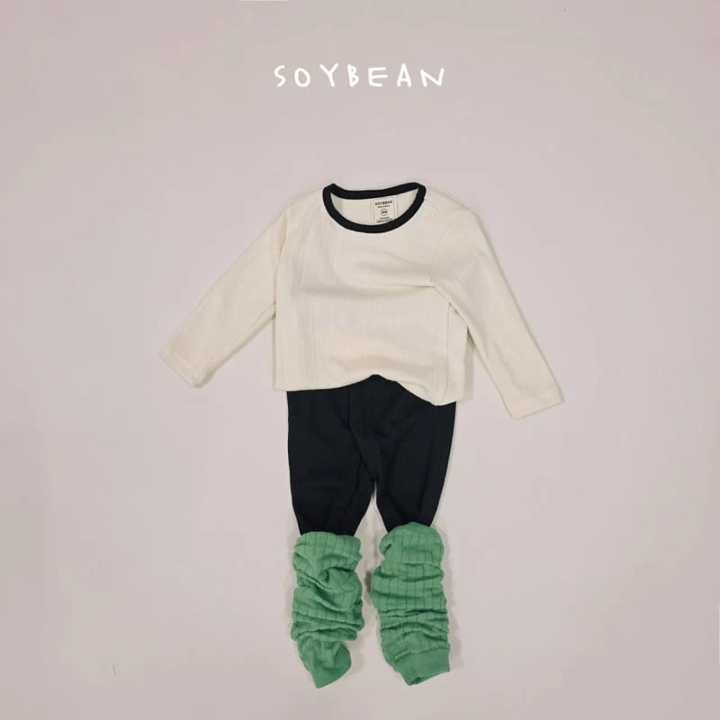 Soybean - Korean Children Fashion - #littlefashionista - Two-Tone Rib Easywear - 6