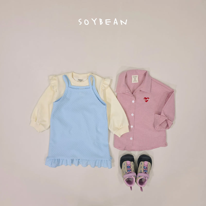 Soybean - Korean Children Fashion - #littlefashionista - Heart Boxy Shirt - 12