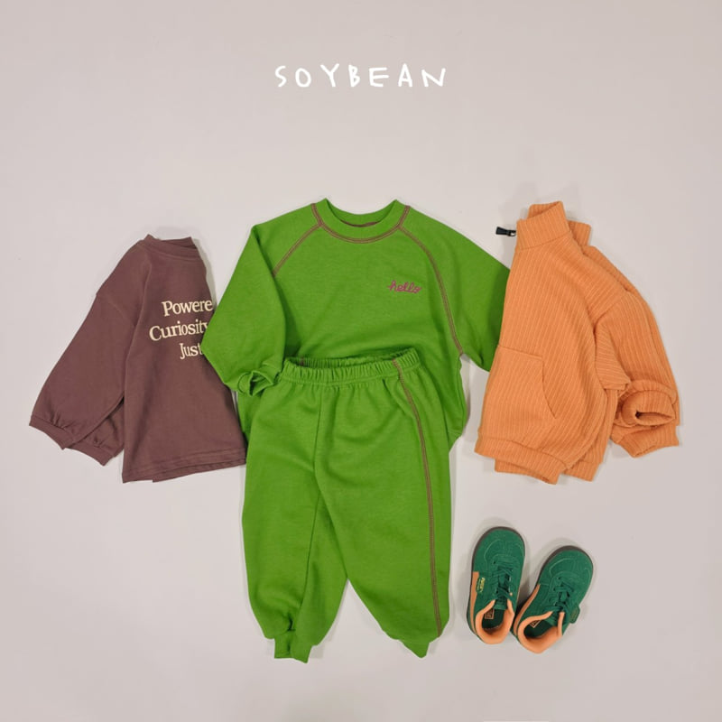 Soybean - Korean Children Fashion - #littlefashionista - Hello Stitch Top Bottom Set - 9