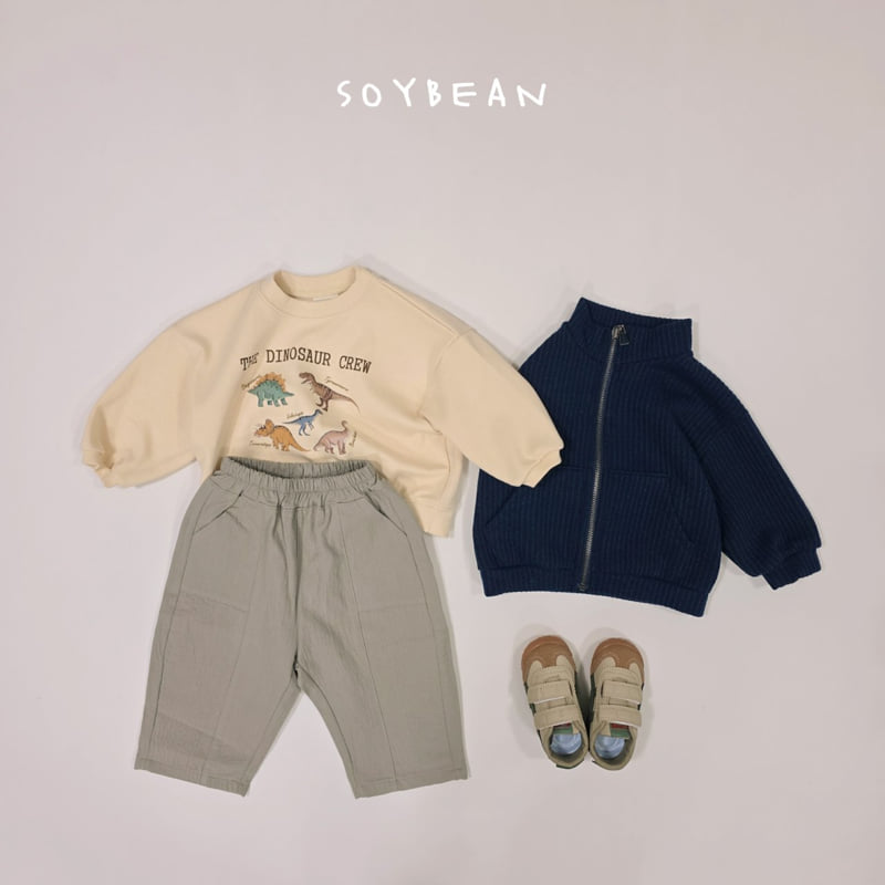 Soybean - Korean Children Fashion - #littlefashionista - Dino Crew Sweatshirt - 6