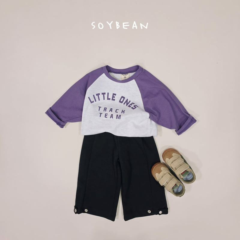 Soybean - Korean Children Fashion - #littlefashionista - Snap Wide Pants - 6