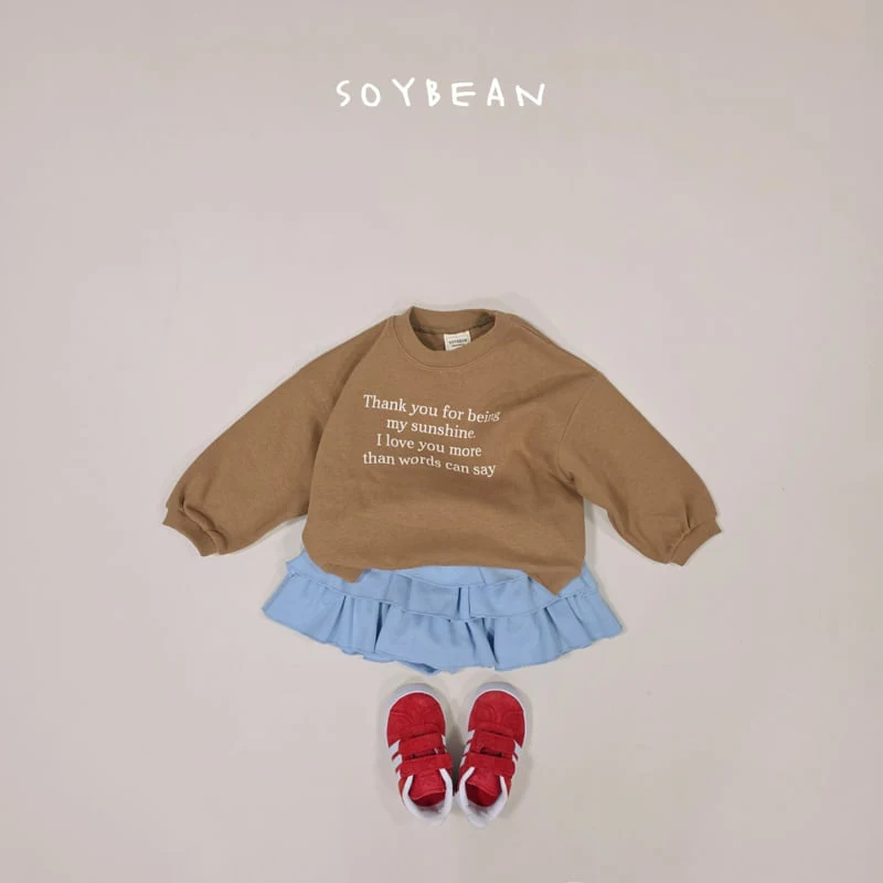 Soybean - Korean Children Fashion - #magicofchildhood - Slogan Sweatshirt - 10