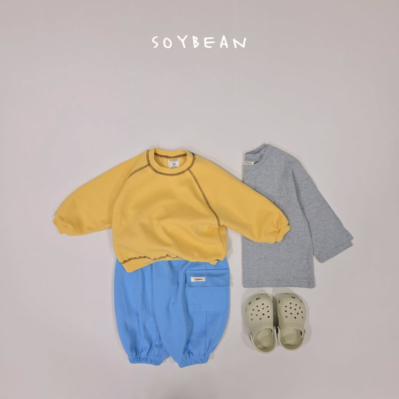 Soybean - Korean Children Fashion - #magicofchildhood - Vivid Line Sweatshirt - 9