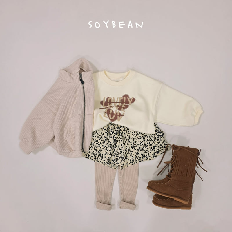 Soybean - Korean Children Fashion - #littlefashionista - Half Lounge Zip-Up - 4