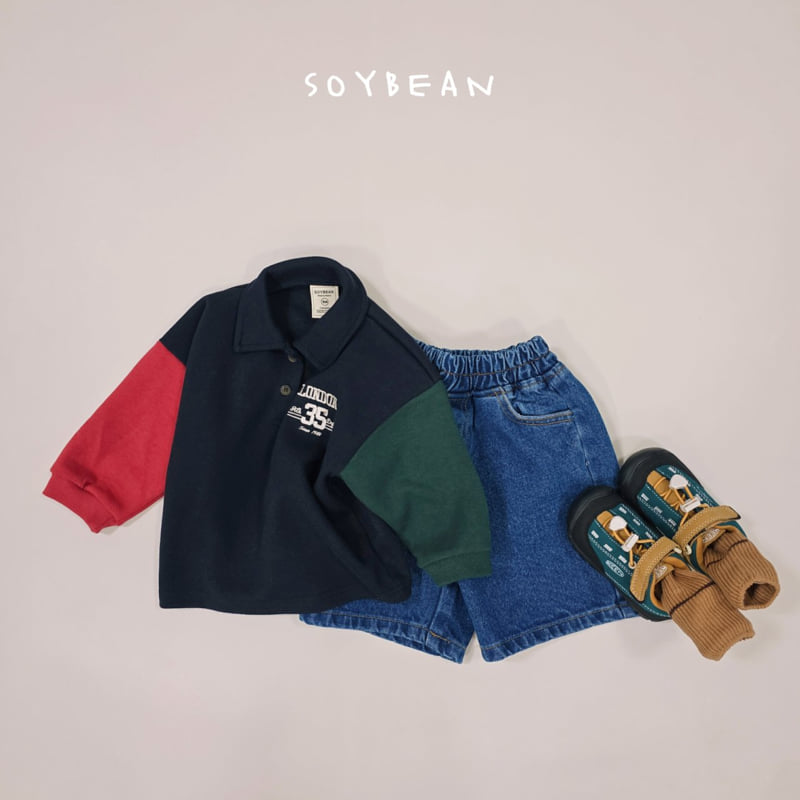 Soybean - Korean Children Fashion - #magicofchildhood - Modern Raglan Collar Tee - 12