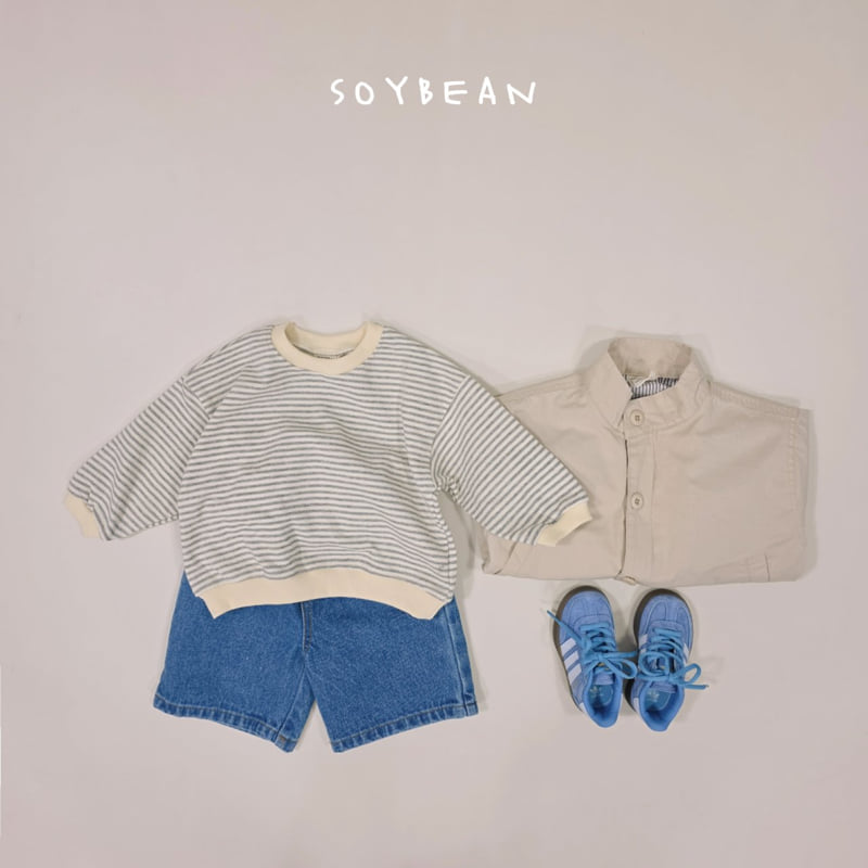 Soybean - Korean Children Fashion - #magicofchildhood - Stripe Sweatshirt - 10