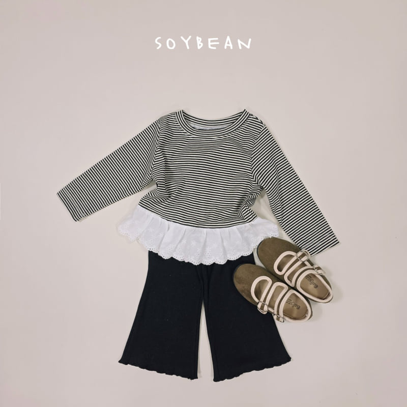 Soybean - Korean Children Fashion - #littlefashionista - Wave Flared Pants - 4