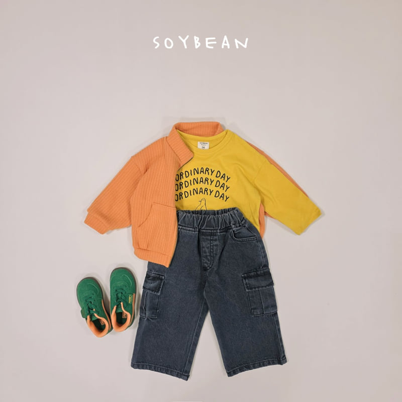 Soybean - Korean Children Fashion - #magicofchildhood - Cargo Denim Pants - 10