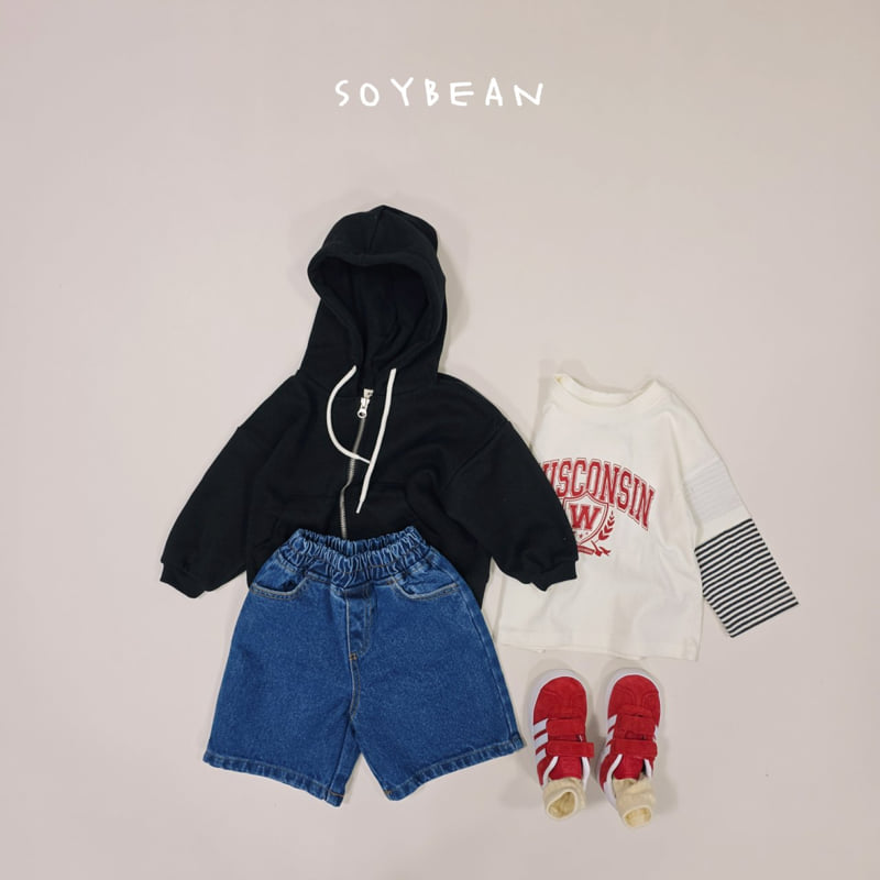 Soybean - Korean Children Fashion - #magicofchildhood - Bermuda Denim Pants - 9