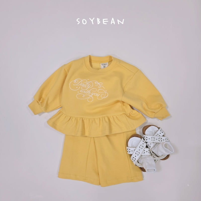 Soybean - Korean Children Fashion - #littlefashionista - Daily Frill Top Bottom Set - 4
