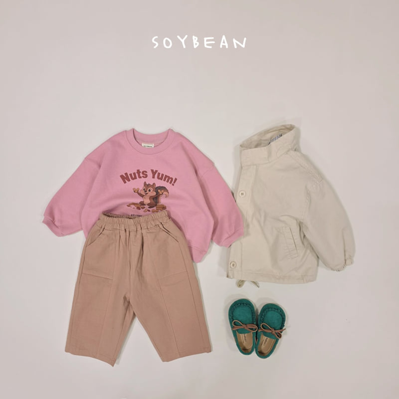Soybean - Korean Children Fashion - #minifashionista - Nuts Squirrel Sweatshirt - 10