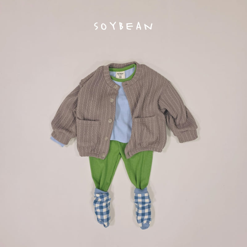 Soybean - Korean Children Fashion - #minifashionista - Two-Tone Rib Easywear - 8