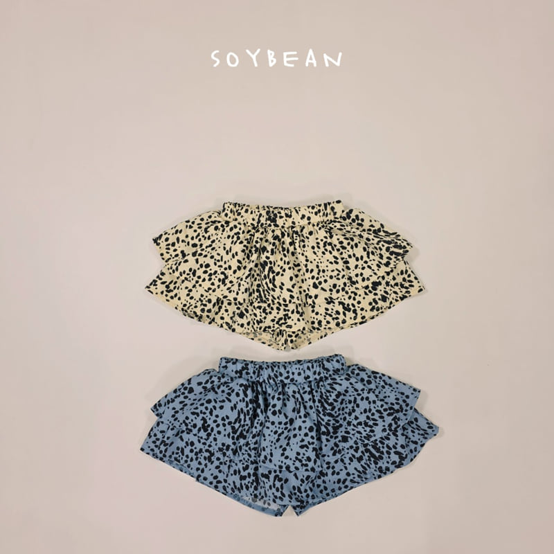 Soybean - Korean Children Fashion - #minifashionista - Leopard Dot Tiered Skirt