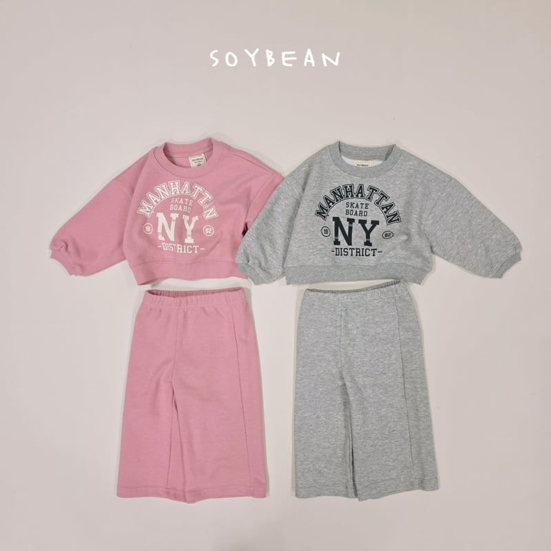 Soybean - Korean Children Fashion - #minifashionista - Manhattan Crop Top Bottom Set - 12