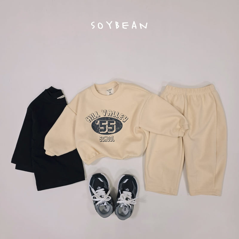 Soybean - Korean Children Fashion - #minifashionista - School Curved Top Bottom Set - 6