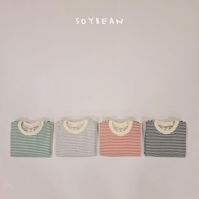 Soybean - Korean Children Fashion - #minifashionista - Stripe Sweatshirt - 11