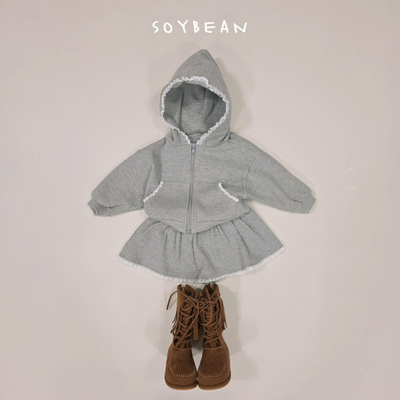Soybean - Korean Children Fashion - #magicofchildhood - Hooded Lace Set - 4