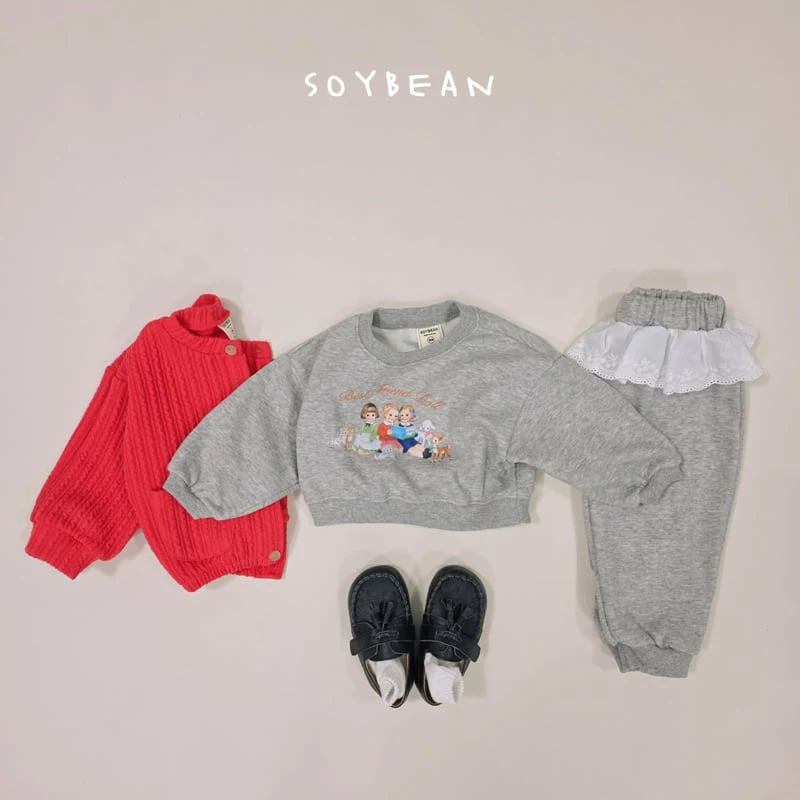 Soybean - Korean Children Fashion - #minifashionista - Friends Frill Top Bottom Set - 6
