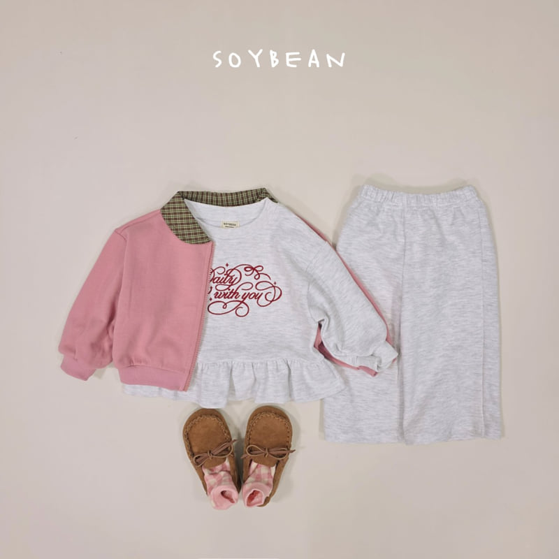Soybean - Korean Children Fashion - #minifashionista - Daily Frill Top Bottom Set - 5