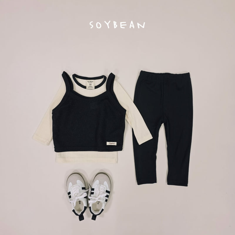 Soybean - Korean Children Fashion - #prettylittlegirls - Two-Tone Rib Easywear - 9