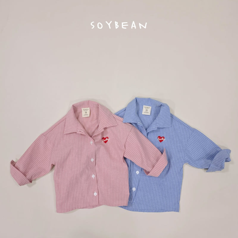 Soybean - Korean Children Fashion - #prettylittlegirls - Heart Boxy Shirt