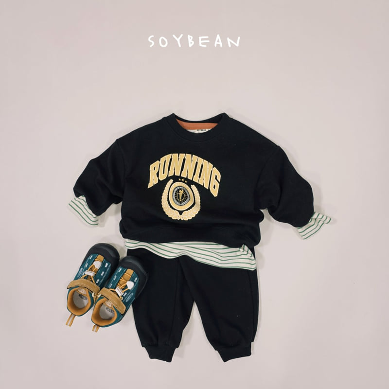 Soybean - Korean Children Fashion - #minifashionista - Running Top Bottom Set - 4