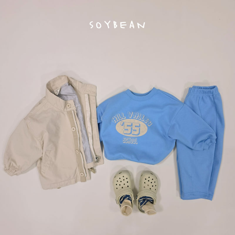 Soybean - Korean Children Fashion - #prettylittlegirls - School Curved Top Bottom Set - 7