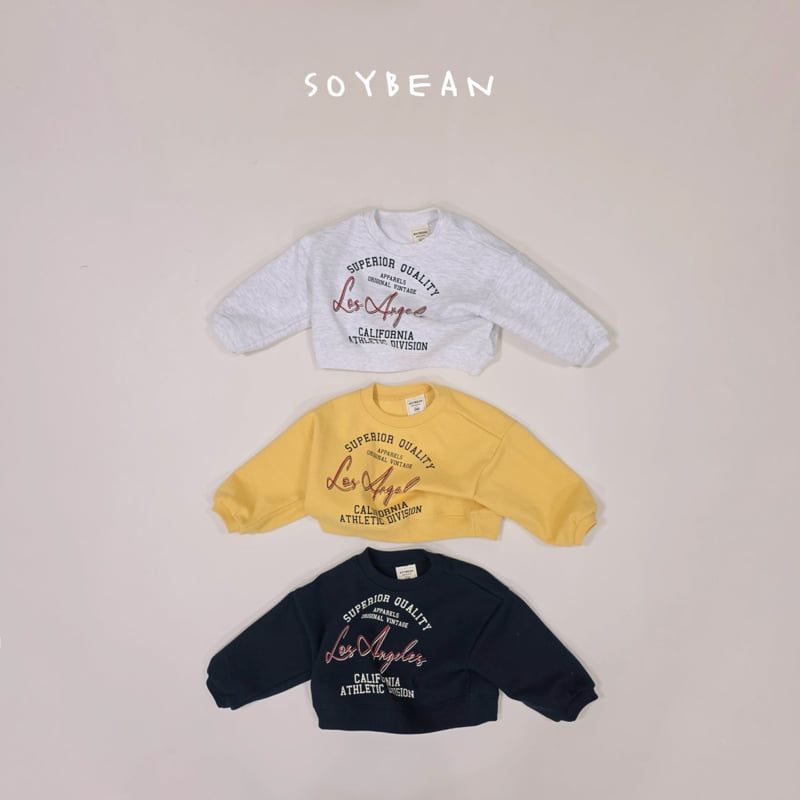 Soybean - Korean Children Fashion - #prettylittlegirls - LA Crop Sweatshirt