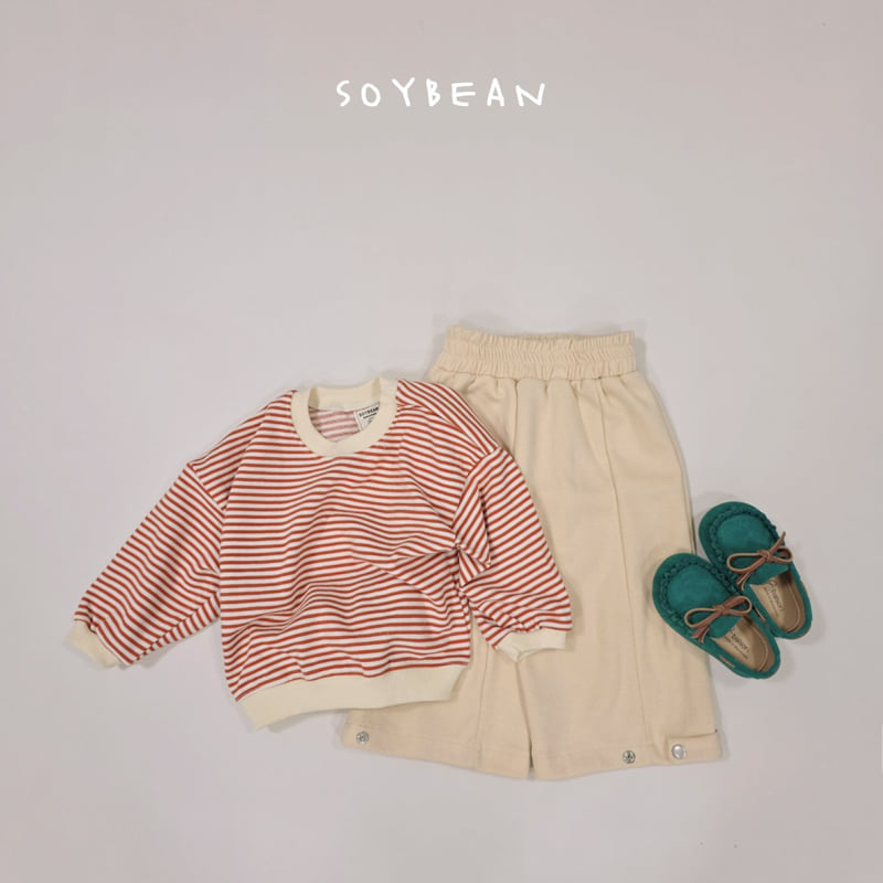 Soybean - Korean Children Fashion - #prettylittlegirls - Stripe Sweatshirt - 12