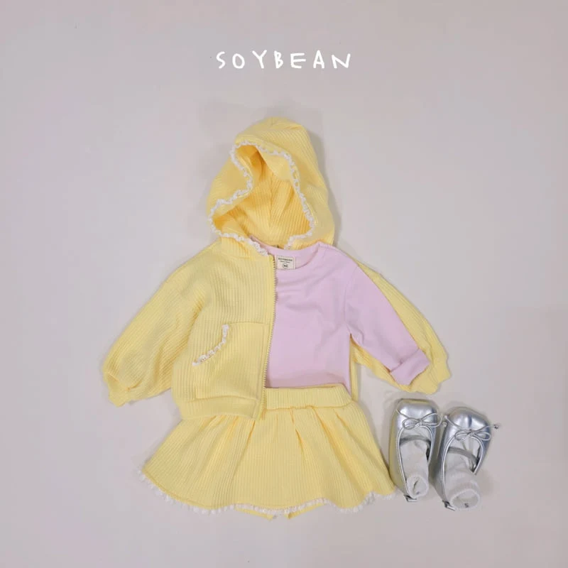 Soybean - Korean Children Fashion - #prettylittlegirls - Hooded Lace Set - 5