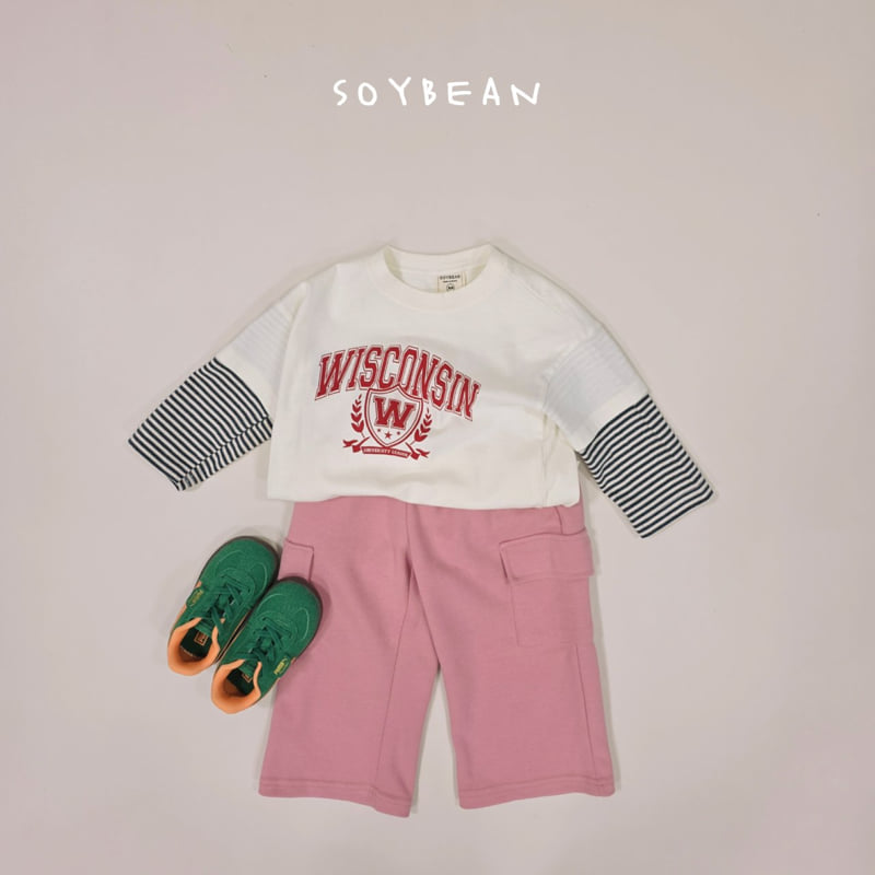Soybean - Korean Children Fashion - #toddlerclothing - Wide Cargo Pants - 4