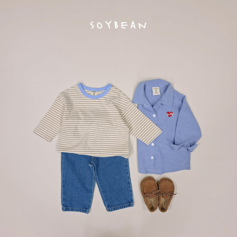 Soybean - Korean Children Fashion - #stylishchildhood - Comfort Denim Pants - 11