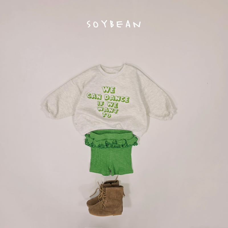 Soybean - Korean Children Fashion - #stylishchildhood - Embroidered Lettering Sweatshirt - 7