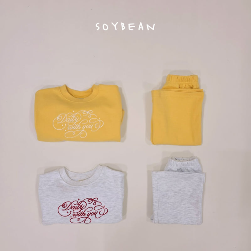 Soybean - Korean Children Fashion - #stylishchildhood - Daily Frill Top Bottom Set - 9