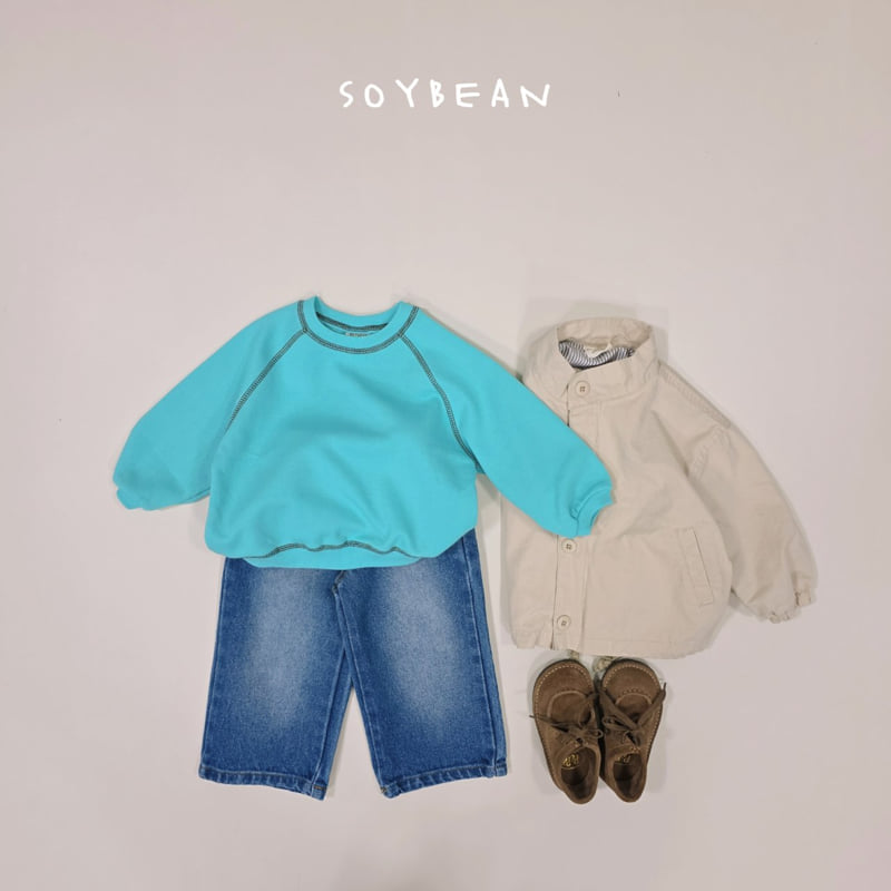 Soybean - Korean Children Fashion - #todddlerfashion - Vivid Line Sweatshirt - 12