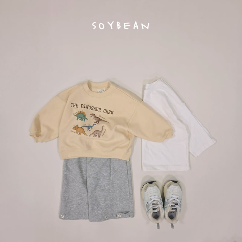 Soybean - Korean Children Fashion - #todddlerfashion - Dino Crew Sweatshirt - 10