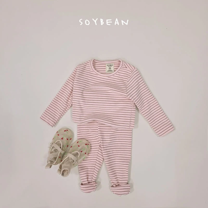 Soybean - Korean Children Fashion - #toddlerclothing - Milky Rib Easywear - 5