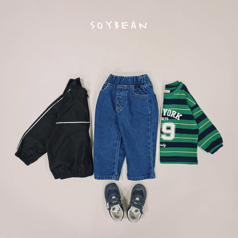 Soybean - Korean Children Fashion - #toddlerclothing - Comfort Denim Pants - 10