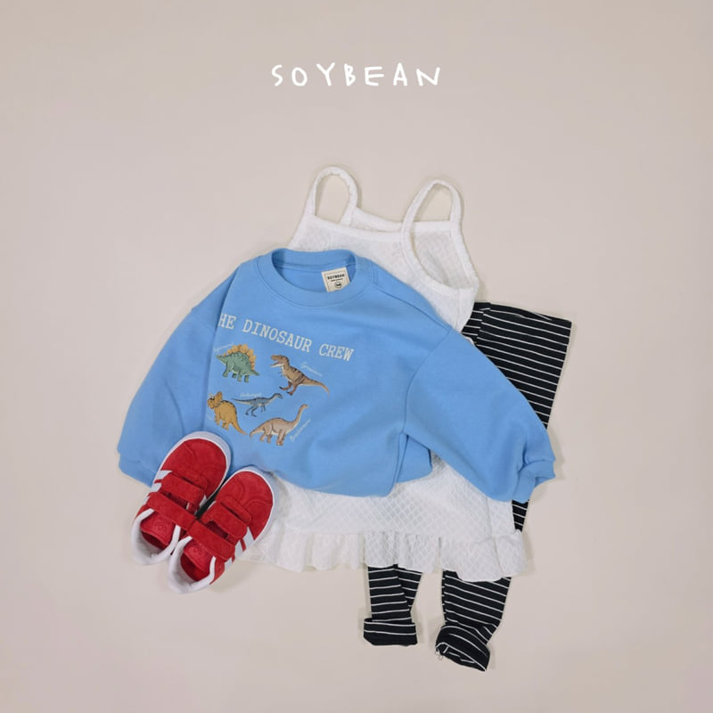 Soybean - Korean Children Fashion - #toddlerclothing - Dino Crew Sweatshirt - 11