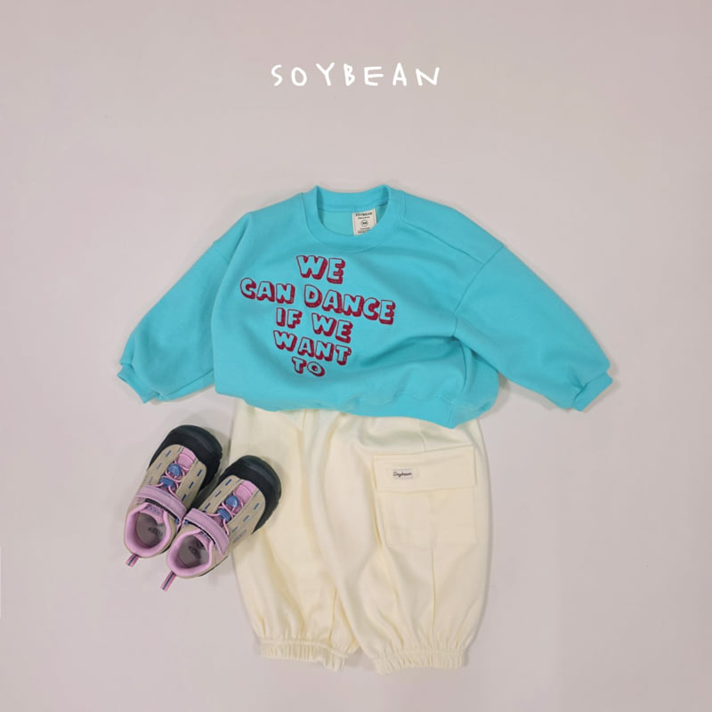 Soybean - Korean Children Fashion - #toddlerclothing - Embroidered Lettering Sweatshirt - 6