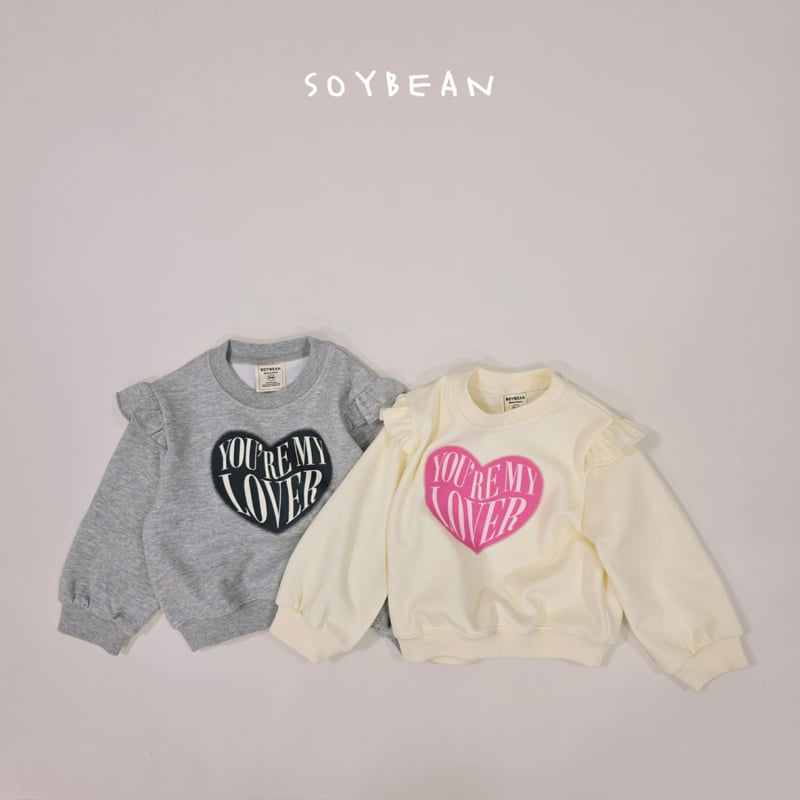 Soybean - Korean Children Fashion - #toddlerclothing - Rubber Frill Sweatshirt